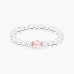 Rose Quartz & Clear Quartz Bracelet