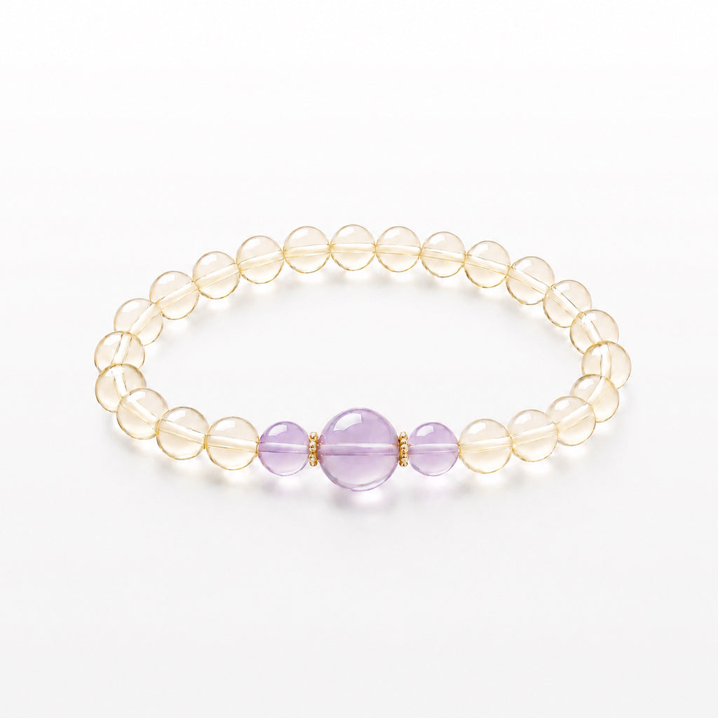 Citrine & Amethyst Bracelet