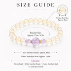 Citrine & Amethyst Bracelet