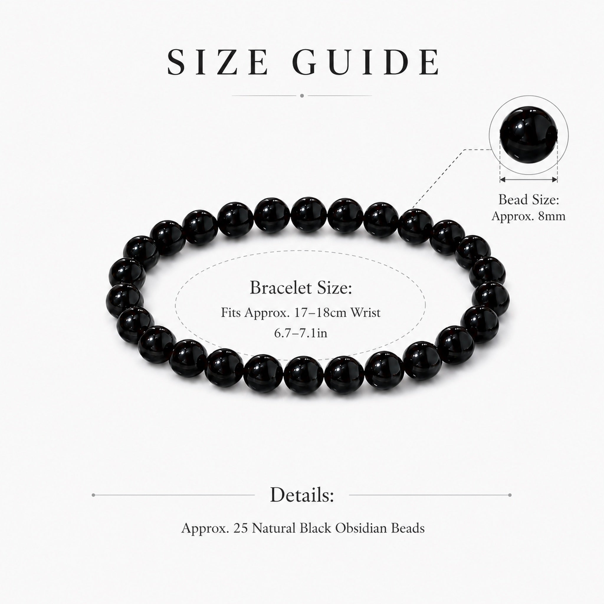 Men’s Obsidian & Tiger Eye Bracelet Stack Set