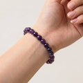 8mm Amethyst Bracelet