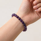 8mm Amethyst Bracelet