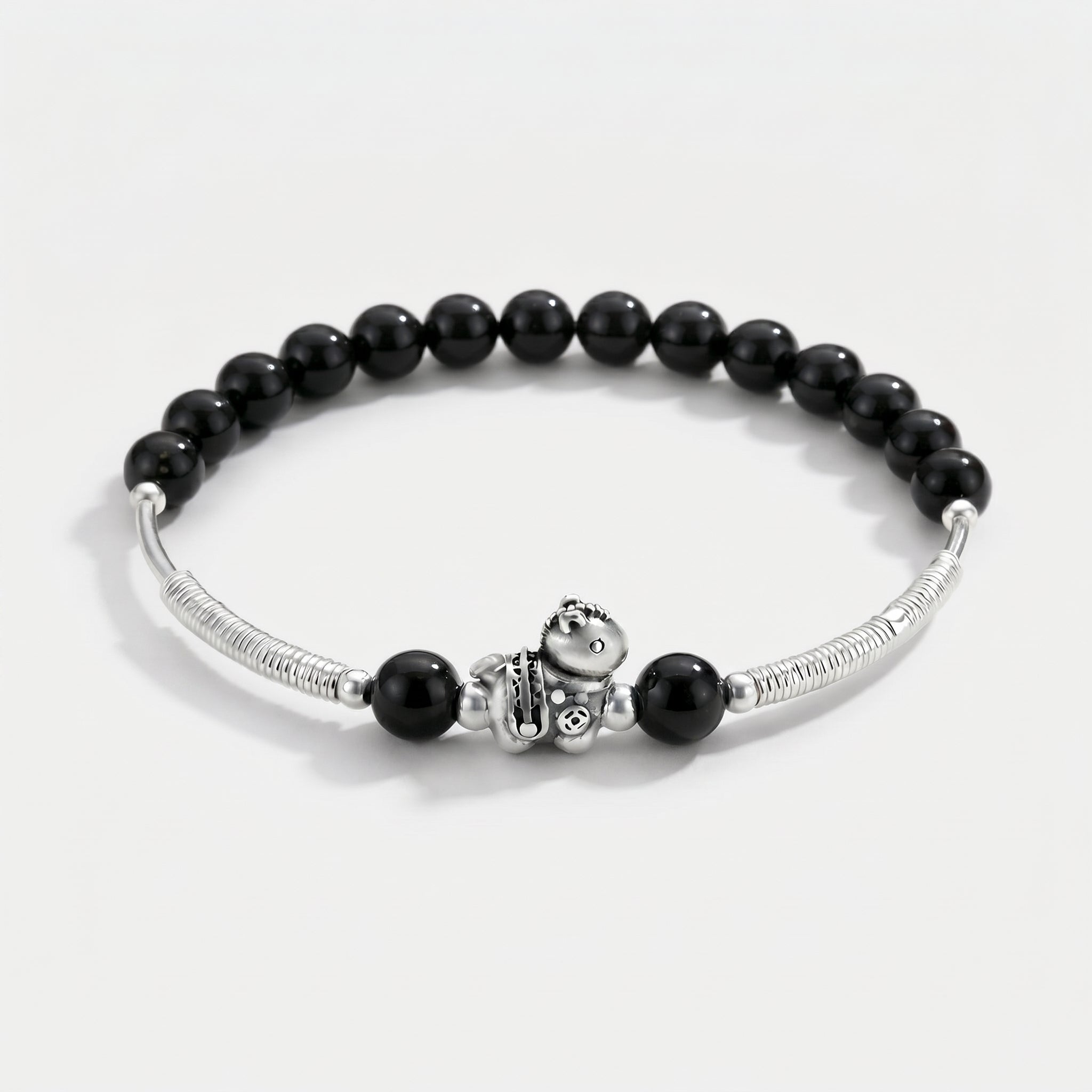 Balance Agate Horse Charm Bracelet Set