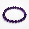 5A Amethyst Crystal Bracelet – 8mm