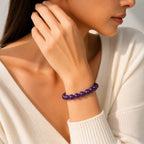 8mm Amethyst Bracelet