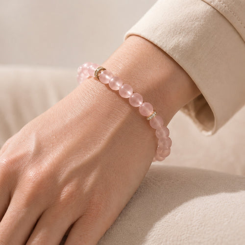 8mm Rose Quartz Bracelet
