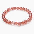 Strawberry Quartz Bracelet – 6mm