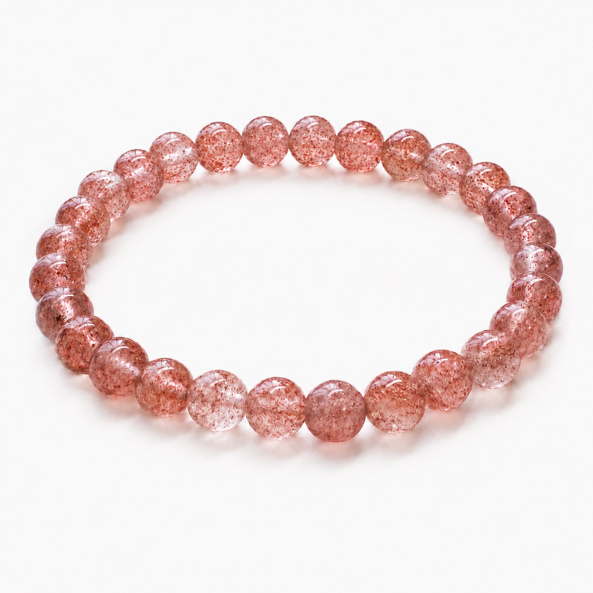 Strawberry Quartz Bracelet – 6mm