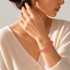 6mm Strawberry Quartz Bracelet
