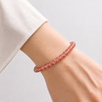6mm Strawberry Quartz Bracelet